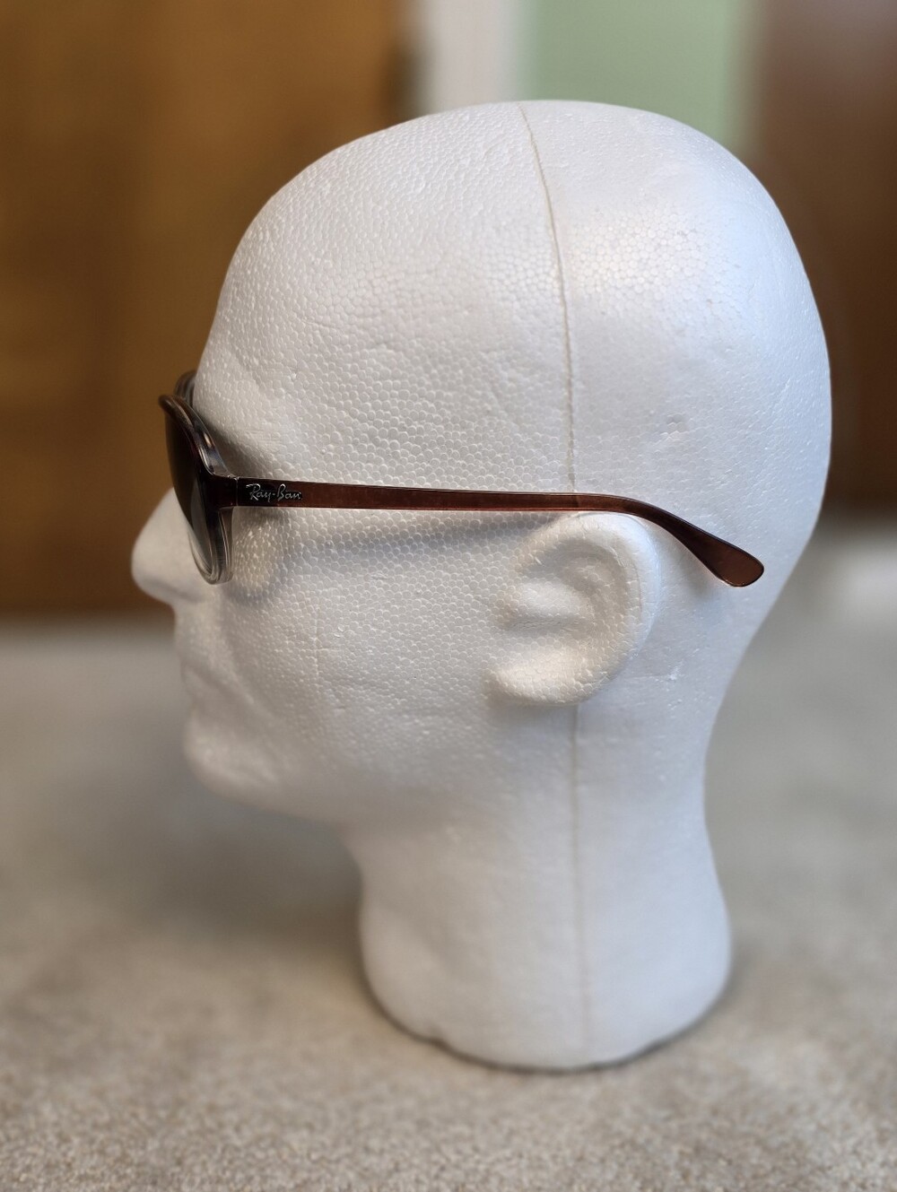 Ray-Ban RB4153 821/M2 Pipe Brown-Transp Gradient w/Polar Brown - Picture 7 of 12